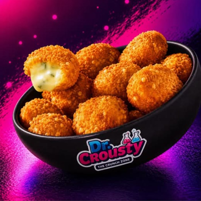 Crunchy Jalapeños Balls — bouchées croustillantes au piment jalapeño, Dr. Crousty